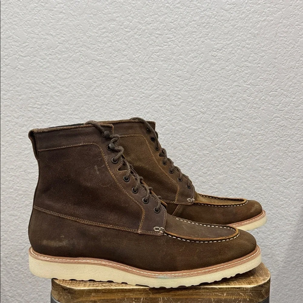 Nisolo All Weather Mateo Leather Boots Brown Size 12
